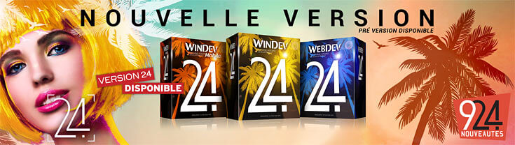 WINDEV, WEBDEV et WINDEV Mobile 24 sont disponibles en téléchargement