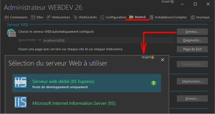 Comment utiliser son poste de développement pour faire tester un site ou un webservice WEBDEV avant même son déploiement lorsque IIS Express est utilisé ?